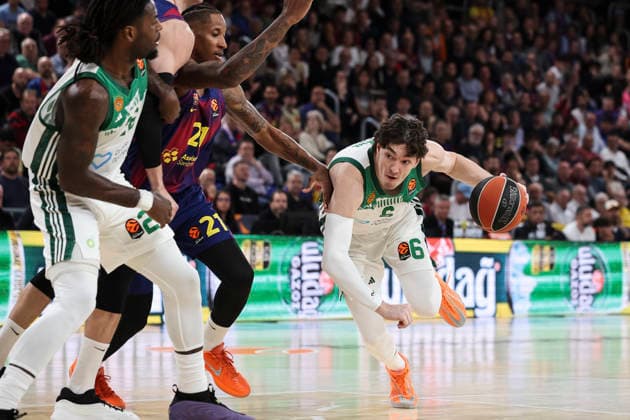 April 7, 2026, Barcelona, Barcelona, Spain: Cedi Osman of Panathinaikos Aktor Athens in action during the EuroLeague Regular Season Round 36 match played between FC Barcelona, Barca and Panathinaikos Aktor Athens at Palau Blaugrana on April 07, 2026 in Barcelona, Spain. Barcelona Spain - ZUMAa181 20260407_zaa_a181_219 Copyright: xJavierxBorregox