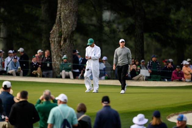 260407 Rory McIlroy of Northern Ireland during a practice round prior to the 2026 Masters Golf Tournament on April 7, 2026 in Augusta Photo Petter Arvidson BILDBYRAN kod PA PA1191 golf masters bbeng the masters augusta  Copyright: PETTERxARVIDSON BB260407PA070