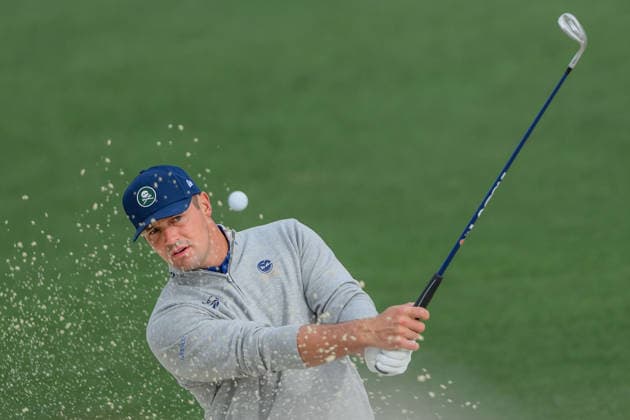 260407 Bryson DeChambeau of the United States during a practice round prior to the 2026 Masters Golf Tournament on April 7, 2026 in Augusta Photo Petter Arvidson BILDBYRAN kod PA PA1191 golf masters bbeng the masters augusta  Copyright: PETTERxARVIDSON BB260407PA074