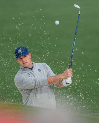 260407 Bryson DeChambeau of the United States during a practice round prior to the 2026 Masters Golf Tournament on April 7, 2026 in Augusta Photo Petter Arvidson BILDBYRAN kod PA PA1191 golf masters bbeng the masters augusta  Copyright: PETTERxARVIDSON BB260407PA075