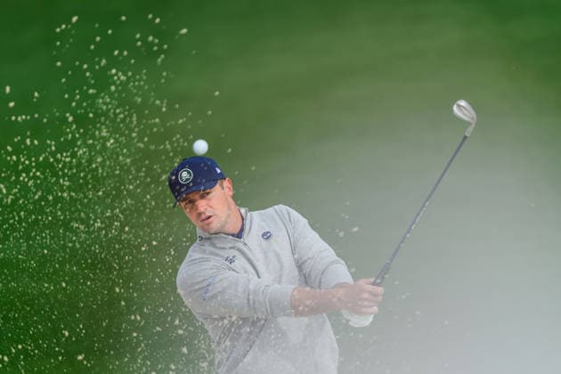 260407 Bryson DeChambeau of the United States during a practice round prior to the 2026 Masters Golf Tournament on April 7, 2026 in Augusta Photo Petter Arvidson BILDBYRAN kod PA PA1191 golf masters bbeng the masters augusta  Copyright: PETTERxARVIDSON BB260407PA076