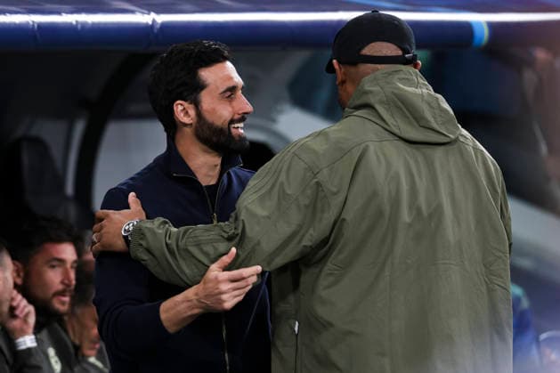 UEFA Champions League 2025 2026 quarter final, Real Madrid FC Bayern Munich, at Estadio Bernabeu in Madrid Spain April 07, 2026, Madrid, Madrid, Spain Alvaro Arbeloa of Real Madrid during the UEFA Champions League 2025 2026 quarter final, Real Madrid FC Bayern Munich, at Estadio Bernabeu in Madrid Spain Madrid Madrid Madrid Spain Copyright: xAlejandroxMatiasx
