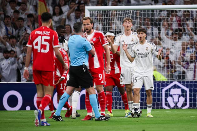 UEFA Champions League 2025 2026 quarter final, Real Madrid FC Bayern Munich, at Estadio Bernabeu in Madrid Spain April 07, 2026, Madrid, Madrid, Spain Thiago Pitarch of Real Madrid during the UEFA Champions League 2025 2026 quarter final, Real Madrid FC Bayern Munich, at Estadio Bernabeu in Madrid Spain Madrid Madrid Madrid Spain Copyright: xAlejandroxMatiasx
