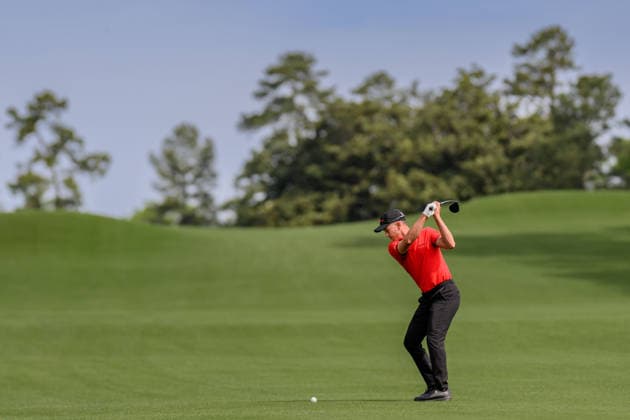 260407 Mike Weir of Canada during a practice round prior to the 2026 Masters Golf Tournament on April 7, 2026 in Augusta Photo Petter Arvidson BILDBYRAN kod PA PA1191 golf masters bbeng the masters augusta  Copyright: PETTERxARVIDSON BB260407PA100