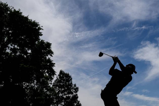 260407 Marco Penge of England during a practice round prior to the 2026 Masters Golf Tournament on April 7, 2026 in Augusta Photo Petter Arvidson BILDBYRAN kod PA PA1191 golf masters bbeng the masters augusta genre silhouette  Copyright: PETTERxARVIDSON BB260407PA103