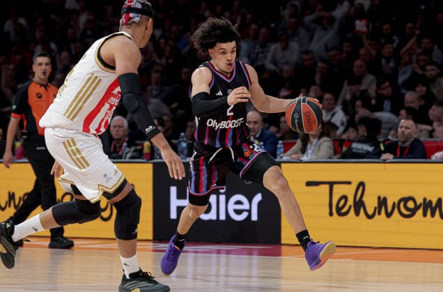 Crvena Zvezda v Paris Basketball, Euroleague, season 2025 2026, round 36 Belgrade, Serbia. 7th April, 2026. Nadir Hifi, 2 of Paris Basketball during Euroleague basketball match between Crvena Zvezda (Red Star) and Paris on April 7. 2026. in Belgrade, Serbia. Belgrade Serbia Copyright: xPedjaxMilosavljevic STARSPORTx