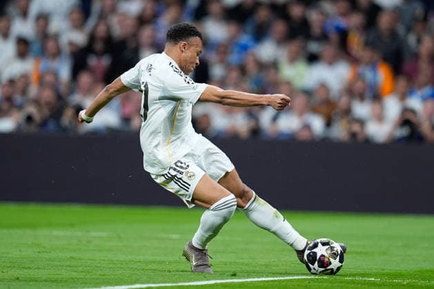 April 7, 2026, Madrid, Madrid, Spain: Kylian Mbappe of Real Madrid CF shoots during the UEFA Champions League 2025 26 Quarter-finals First Leg match between Real Madrid C.F. and Bayern Munich at Bernabeu stadium on April 07, 2026, in Madrid, Spain. Real Madrid C.F. V Bayern Munich - UEFA Champions League 2025 26 Quarter-Finals First Leg  - ZUMAa181 20260407_zaa_a181_343 Copyright: xDennisxAgyemanx