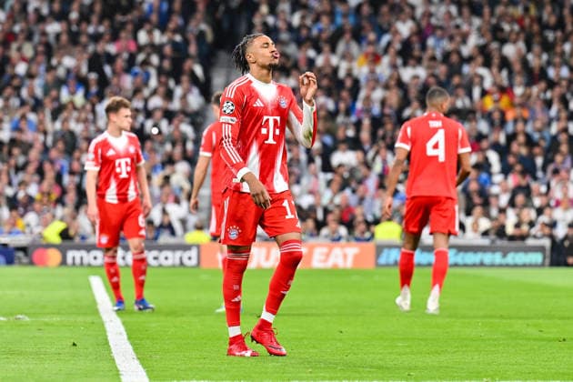MADRID, SPAIN - 07. APRIL: picture of Michael OLISE (FC Bayern Munich 17) Einzelfoto Freisteller during the UEFA Champions League match between Real Madrid vs. FC Bayern Munich on Quarterfinal first leg at Estadio Santiago Bernabeu Copyright: xBEAUTIFULxSPORTS Goldbergx