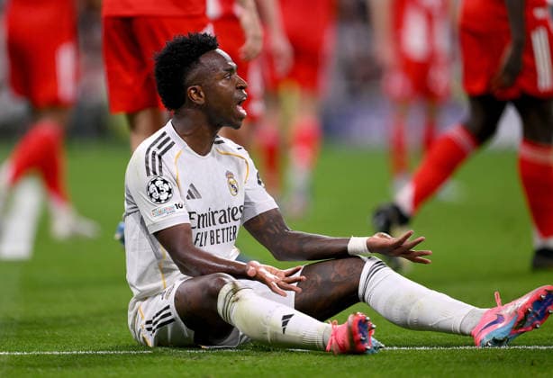 FOOTBALL CHAMPIONS LEAGUE SEASON 2025 2026 Quarter-final first leg 07 04 2026 Real Madrid FC Bayern Munich Vinicius Junior Real Madrid