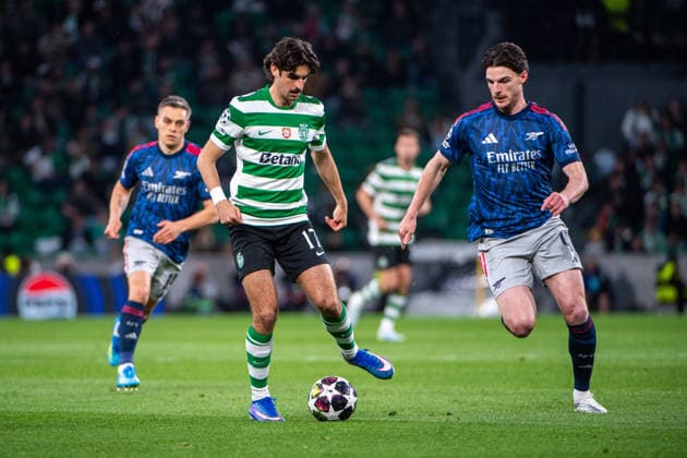 April 7, 2026, Lisbon, Lisbon, Portugal: LISBON, PORTUGAL - APRIL 07: FRANCISCO TRINCAO of Sporting CP is seen on action during the the UEFA Champions League 2025 26 Quarter-Final First Leg match between Sporting Clube de Portugal and Arsenal FC at Estadio Jose Alvalade on April 07, 2026 in Lisbon, Portugal. Lisbon Portugal - ZUMAl192 20260407_zsp_l192_010 Copyright: xMiguelxLemosx