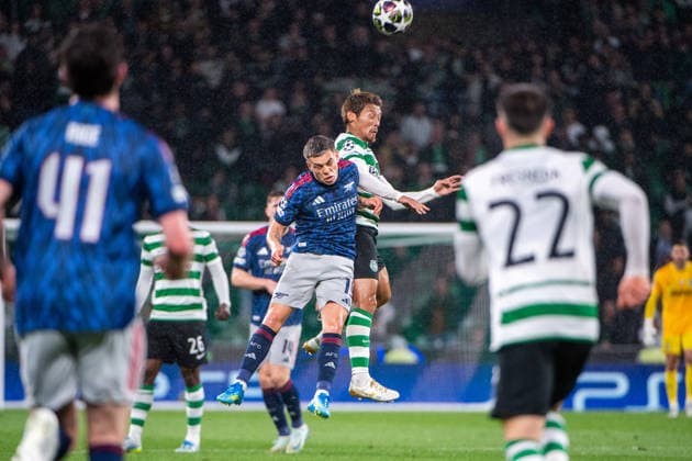 April 7, 2026, Lisbon, Lisbon, Portugal: LISBON, PORTUGAL - APRIL 07: HIDEMASA MORITA of Sporting CP is seen on action during the the UEFA Champions League 2025 26 Quarter-Final First Leg match between Sporting Clube de Portugal and Arsenal FC at Estadio Jose Alvalade on April 07, 2026 in Lisbon, Portugal. Sporting CP X Arsenal - UEFA Champions League 2025 26  - ZUMAl192 20260407_zsp_l192_035 Copyright: xMiguelxLemosx