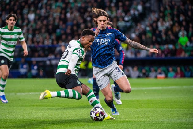 April 7, 2026, Lisbon, Lisbon, Portugal: LISBON, PORTUGAL - APRIL 07: GENY CATAMO of Sporting CP is seen on action during the the UEFA Champions League 2025 26 Quarter-Final First Leg match between Sporting Clube de Portugal and Arsenal FC at Estadio Jose Alvalade on April 07, 2026 in Lisbon, Portugal. Lisbon Portugal - ZUMAl192 20260407_zsp_l192_014 Copyright: xMiguelxLemosx