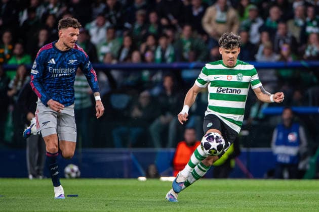 April 7, 2026, Lisbon, Lisbon, Portugal: LISBON, PORTUGAL - APRIL 07: MAXI ARAUJO of Sporting CP is seen on action during the the UEFA Champions League 2025 26 Quarter-Final First Leg match between Sporting Clube de Portugal and Arsenal FC at Estadio Jose Alvalade on April 07, 2026 in Lisbon, Portugal. Lisbon Portugal - ZUMAl192 20260407_zsp_l192_018 Copyright: xMiguelxLemosx