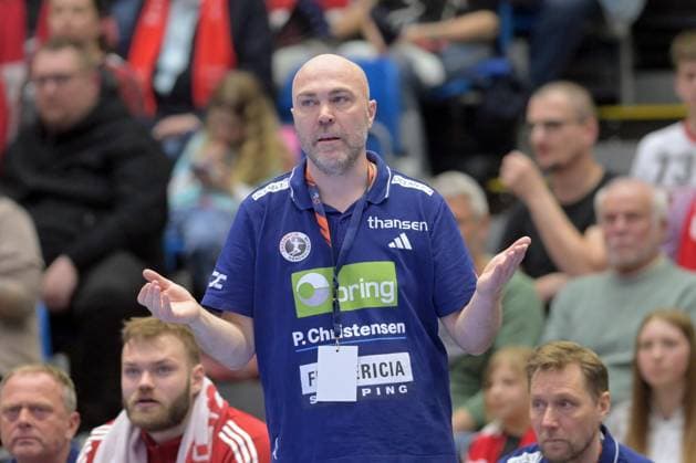 Jesper Houmark Trainer, Coach Fredericia HK disappointed, frustrated, emotion , GER, MT Melsungen Fredericia HK DEN , Handball, EHF European League Men, Play Offs, Season 2025 2026, 07 04 2026, GER, MT Melsungen Fredericia HK, Handball, EHF Men, Play Off, Season 2025 2026, 07 04 2026 Kassel Copyright: xEibner-Pressefotox xRolandxSippelx EP_RSL