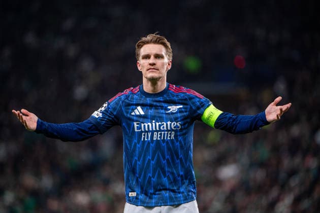 April 7, 2026, Lisbon, Lisbon, Portugal: LISBON, PORTUGAL - APRIL 07: MARTIN ODEGAARD of Arsenal is seen on action during the the UEFA Champions League 2025 26 Quarter-Final First Leg match between Sporting Clube de Portugal and Arsenal FC at Estadio Jose Alvalade on April 07, 2026 in Lisbon, Portugal. Sporting CP X Arsenal - UEFA Champions League 2025 26  - ZUMAl192 20260407_zsp_l192_043 Copyright: xMiguelxLemosx