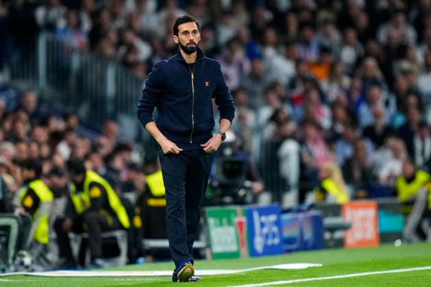 ESP: Real Madrid v Bayern Munich. UEFA Champions League. Quarter-Finals, First Leg. Alvaro Arbeloa head coach of Real Madrid CF during the UEFA Champions League match, between Real Madrid and Bayern Munich, Quarter-Finals, first leg, played at Santiago Bernabeu Stadium on April 7, 2026 in Madrid, Spain. Copyright: xCesarxCebollax xPRESSINPHOTOx PS_260407_RMA_BAY_2526_097
