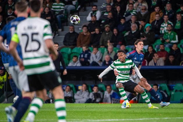 April 7, 2026, Lisbon, Lisbon, Portugal: LISBON, PORTUGAL - APRIL 07: GENY CATAMO of Sporting CP is seen on action during the the UEFA Champions League 2025 26 Quarter-Final First Leg match between Sporting Clube de Portugal and Arsenal FC at Estadio Jose Alvalade on April 07, 2026 in Lisbon, Portugal. Sporting CP X Arsenal - UEFA Champions League 2025 26  - ZUMAl192 20260407_zsp_l192_045 Copyright: xMiguelxLemosx