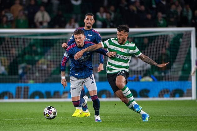 April 7, 2026, Lisbon, Lisbon, Portugal: LISBON, PORTUGAL - APRIL 07: BEN WHITE of Arsenal is seen on action during the the UEFA Champions League 2025 26 Quarter-Final First Leg match between Sporting Clube de Portugal and Arsenal FC at Estadio Jose Alvalade on April 07, 2026 in Lisbon, Portugal. Sporting CP X Arsenal - UEFA Champions League 2025 26  - ZUMAl192 20260407_zsp_l192_049 Copyright: xMiguelxLemosx