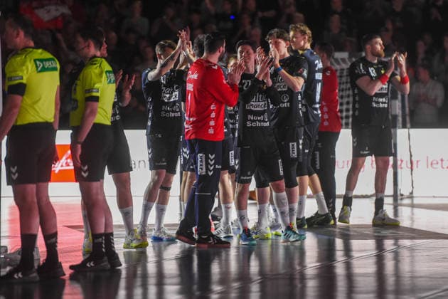 Handball I Men I Season 2025 2026 I EHF European League I Playoffs I Second leg I SG Flensburg Handewitt Skanderborg Aarhus Handball I 07 04 2026 Team SG Flensburg Handewitt Copyright: xLobeca JanxKirschnerx