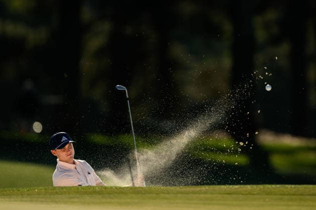 260407 Ludvig Aberg of Sweden during a practice round prior to the 2026 Masters Golf Tournament on April 7, 2026 in Augusta Photo Petter Arvidson BILDBYRAN kod PA PA1191 golf masters bbeng the masters augusta sverige  Copyright: PETTERxARVIDSON BB260407PA130