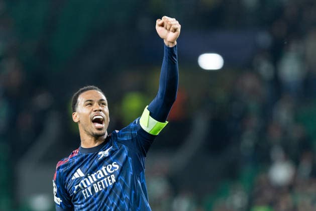 April 7, 2026, Lisbon, Lisbon, Portugal: Arsenal defender from Brazil GABRIEL MAGALHAES (6) at the end of the game for the 1st Leg of the Quarter-Finals for the UEFA Champions League between Sporting and Arsenal at Estadio Jose de Alvalade Soccer 2026: Sporting 0:1 Arsenal  - ZUMAs359 20260407_zsp_s359_134 Copyright: xAlexandrexdexSousax