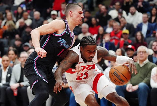 Basketball, NBA, Toronto Raptors - Miami Heat