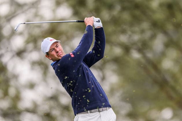 260407 Adam Scott of Australia during a practice round prior to the 2026 Masters Golf Tournament on April 7, 2026 in Augusta Photo Petter Arvidson BILDBYRAN kod PA PA1191 golf masters bbeng the masters augusta  Copyright: PETTERxARVIDSON BB260407PA214