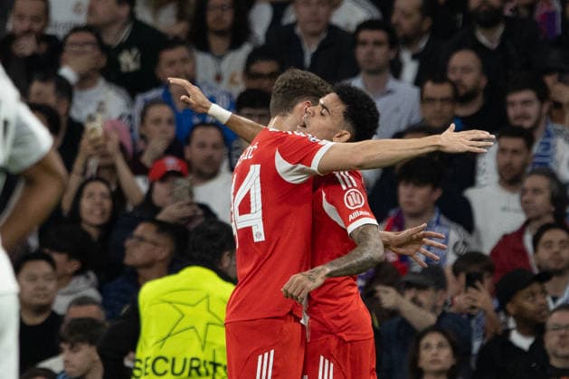 April 7, 2026, Madrid, Spain: Luis Diaz of Bayern Munich in action during the UEFA Champions League match between Real Madrid and Bayern Munich played at the Santiago BernabÃ u Stadium. Final score: Real Madrid 1 - 2 Bayern Munich. Madrid Spain - ZUMAs197 20260407_aaa_s197_167 Copyright: xDavidxCanalesx