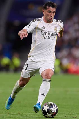 April 7, 2026, Madrid, Spain: Brahim Diaz of Real Madrid CF is seen in action during the UEFA Champions League 2025 2026 quarter-finals first leg football match between Real Madrid CF and FC Bayern Munchen at Santiago Bernabeu stadium. Final score Real Madrid CF 1:2 FC Bayern Munchen Madrid Spain - ZUMAs197 20260407_aaa_s197_241 Copyright: xFedericoxTitonex