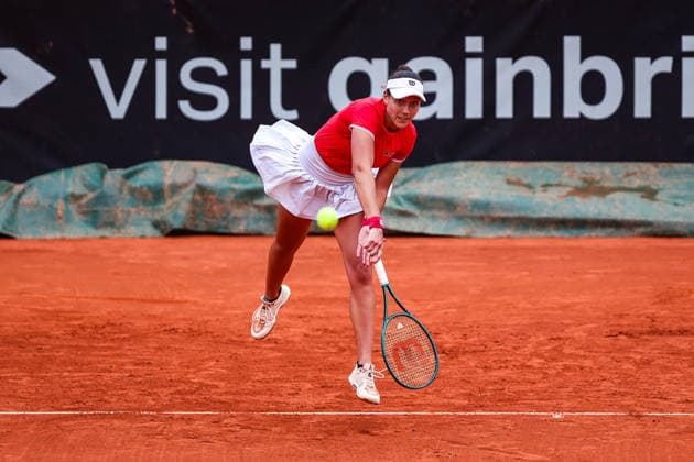 Billie Jean King Cup - Day 1 Matilde Jorge of Portugal competes in the Billie Jean King Cup play-offs women s singles match against Noma Noha Akugue of Germany on day one of the Billie Jean King Cup play-offs at Clube de Tenis do Jamor in Lisbon, Portugal, on April 7, 2026. Lisbon Lisboa Portugal  Copyright: xMiguelxReisx originalFilename:reis-notitle260407_npMt5.jpg
