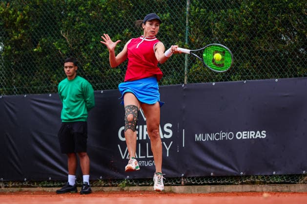 Billie Jean King Cup - Day 1 Gabriela Lee of Romania competes in the Billie Jean King Cup play-offs women s singles match against Beatrise Zeltina of Latvia on day one of the Billie Jean King Cup play-offs at Clube de Tenis do Jamor in Lisbon, Portugal, on April 7, 2026. Lisbon Lisboa Portugal  Copyright: xMiguelxReisx originalFilename:reis-notitle260407_npEYD.jpg