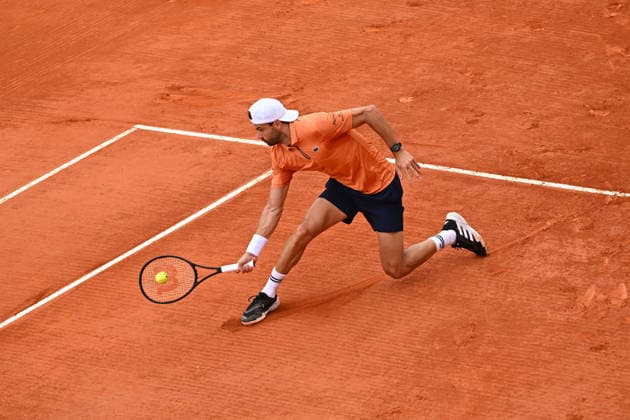 2026 Rolex Monte-Carlo Masters - Grigor Dimitrov Grigor Dimitrov (BUL) during his first round match at the 2026 Rolex Monte-Carlo Masters in Monte-Carlo, MONACO, on April 7th, 2026. Photo by Corinne Dubreuil ABACAPRESS.COM Monte Carlo Monaco  Copyright: xDubreuilxCorinne ABACAx
