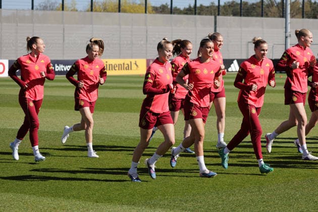 Football, Women, National Team Germany, Training