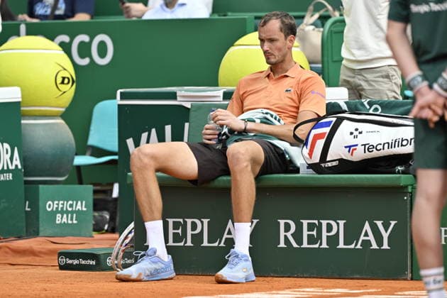 Tennis - Monte Carlo Rolex Masters 2026 - ATP, Tennis Herren - 08 04 2026 - Tennis - Monte Carlo Rolex Masters 2026 - ATP - 08 04 2026 - Daniil Medvedev - Russie Monaco  Copyright: xChryslenexCaillaud Psnewzx