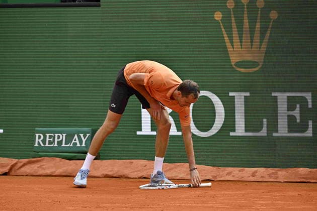 Tennis - Monte Carlo Rolex Masters 2026 - ATP, Tennis Herren - 08 04 2026 - Tennis - Monte Carlo Rolex Masters 2026 - ATP - 08 04 2026 - Daniil Medvedev - Russie Monaco  Copyright: xChryslenexCaillaud Psnewzx