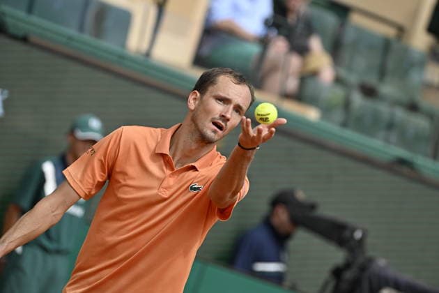 Tennis - Monte Carlo Rolex Masters 2026 - ATP, Tennis Herren - 08 04 2026 - Tennis - Monte Carlo Rolex Masters 2026 - ATP - 08 04 2026 - Daniil Medvedev - Russie Monaco  Copyright: xChryslenexCaillaud Psnewzx