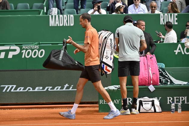 Tennis - Monte Carlo Rolex Masters 2026 - ATP, Tennis Herren - 08 04 2026 - Tennis - Monte Carlo Rolex Masters 2026 - ATP - 08 04 2026 - Daniil Medvedev - Russie Monaco  Copyright: xChryslenexCaillaud Psnewzx