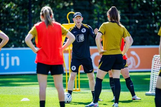 Football, Women, National team Netherlands, Training