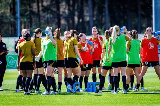 ZEIST , 08-04-2026 , KNVB Campus , Season 2025 2026 , Dutch UEFA qualification (women) football , training session dutch national team, Nationalteam women , picture shows Training Oranje Women 8-4-2026  x202912626x Copyright: