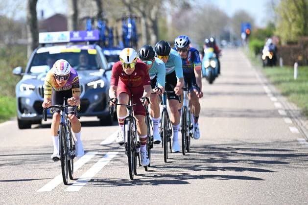 Scheldeprijs 2026 Cycling Race SCHOTEN, BELGIUM - APRIL 08 : Fretin Milan (BEL) of Cofidis during the 114th edition of Scheldeprijs an UCI ProSeries 1.Pro one day cycling road race for Men Elite of 205 km with start in Terneuzen and finish in Schoten on April 8, 2026 in Schoten, Belgium, 08 04 2026 ( Motordriver Kenny Verfaillie - Schoten Belgium  Copyright: xVincentxKalutx
