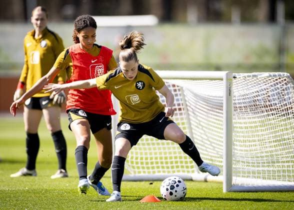 Football, Women, National team Netherlands, Training