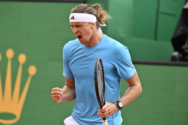 Tennis - Monte Carlo Rolex Masters 2026 - ATP, Tennis Herren - 08 04 2026 - Tennis - Monte Carlo Rolex Masters 2026 - ATP - 08 04 2026 - Alexander Zverev - Allemagne Monaco  Copyright: xChryslenexCaillaud xPanoramicx