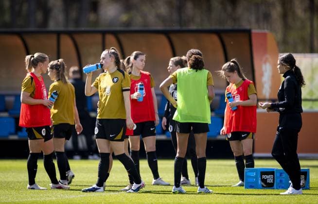 ZEIST - Romee Leuchter during a training session in preparation for the World Cup qualifiers against France. KOEN VAN WEEL ANP xVIxANPxSportx xxANPxIVx 555272669 originalFilename: 555272669.jpg