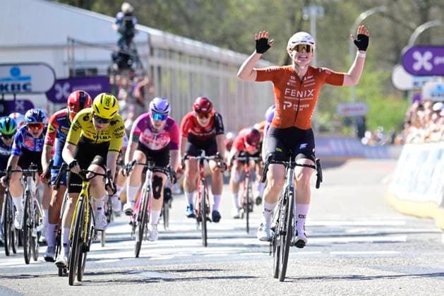 Scheldeprijs 2026 Cycling Race - Women Elite SCHOTEN, BELGIUM - APRIL 08 : Kool Charlotte (NED) of Fenix-Premier Tech Win the 6th edition of Scheldeprijs an UCI ProSeries one day cycling road race for Women Elite of 130,3 km with start in Schoten and finish in Schoten on April 8, 2026 in Schoten, Belgium, 08 04 2026 Schoten Belgium  Copyright: xPeterxDexVoechtx