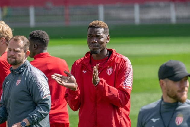 Paul Pogba Trains with Team in Monaco Paul Pogba trains with team during AS Monaco training session in AS Monaco training and performance center in La Turbie, France on April08, 2026. Photo by Laurent Coust ABACAPRESS.COM LA TURBIE France  Copyright: xCoustxLaurent ABACAx