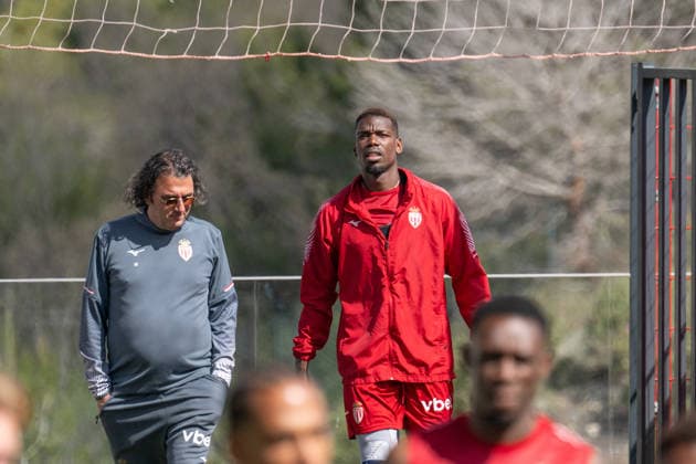 Paul Pogba Trains with Team in Monaco Paul Pogba trains with team during AS Monaco training session in AS Monaco training and performance center in La Turbie, France on April08, 2026. Photo by Laurent Coust ABACAPRESS.COM LA TURBIE France  Copyright: xCoustxLaurent ABACAx