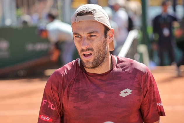 Stefano Travaglia (ITA) during ATP, Tennis Herren Challenger Monza, International Tennis match in Monza, Italy, April 08 2026  Copyright: xRobertaxCorradin IPAxSportx xipa-agency.netx xx IPA_73825419 IPA_Agency_IPA73825419