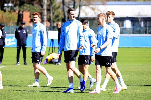 DEU, DFL, 2 FBL Hertha BSC, Training, 08 04 2026, Sportforum, Berlin, DEU, DFL, 2 FBL Hertha BSC, Training, im Bild Hertha Spielerkreis DFL regulations prohibit any use of Photographs as image sequences and or quasi video nordphotoxGmbHx xEngler nph00076