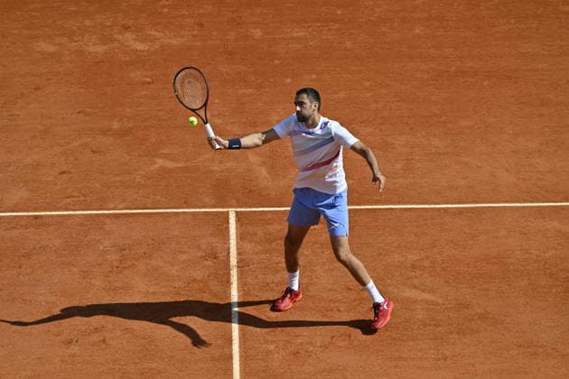 Tennis - Monte Carlo Rolex Masters 2026 - ATP, Tennis Herren - 08 04 2026 - Tennis - Monte Carlo Rolex Masters 2026 - ATP - 08 04 2026 - Marin Cilic Monaco  Copyright: xChryslenexCaillaudx Psnewzx