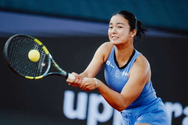 TENNIS - WTA, Tennis Damen Upper Austria Ladies Linz LINZ,AUSTRIA,08.APR.26 - TENNIS - WTA Tour, Upper Austria Ladies Linz. Image shows Alexandra Eala (PHL).  GEPAxpictures xAlexanderxSolc
